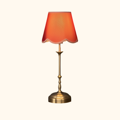 PRE ORDER Freddie tablelamp red scallop