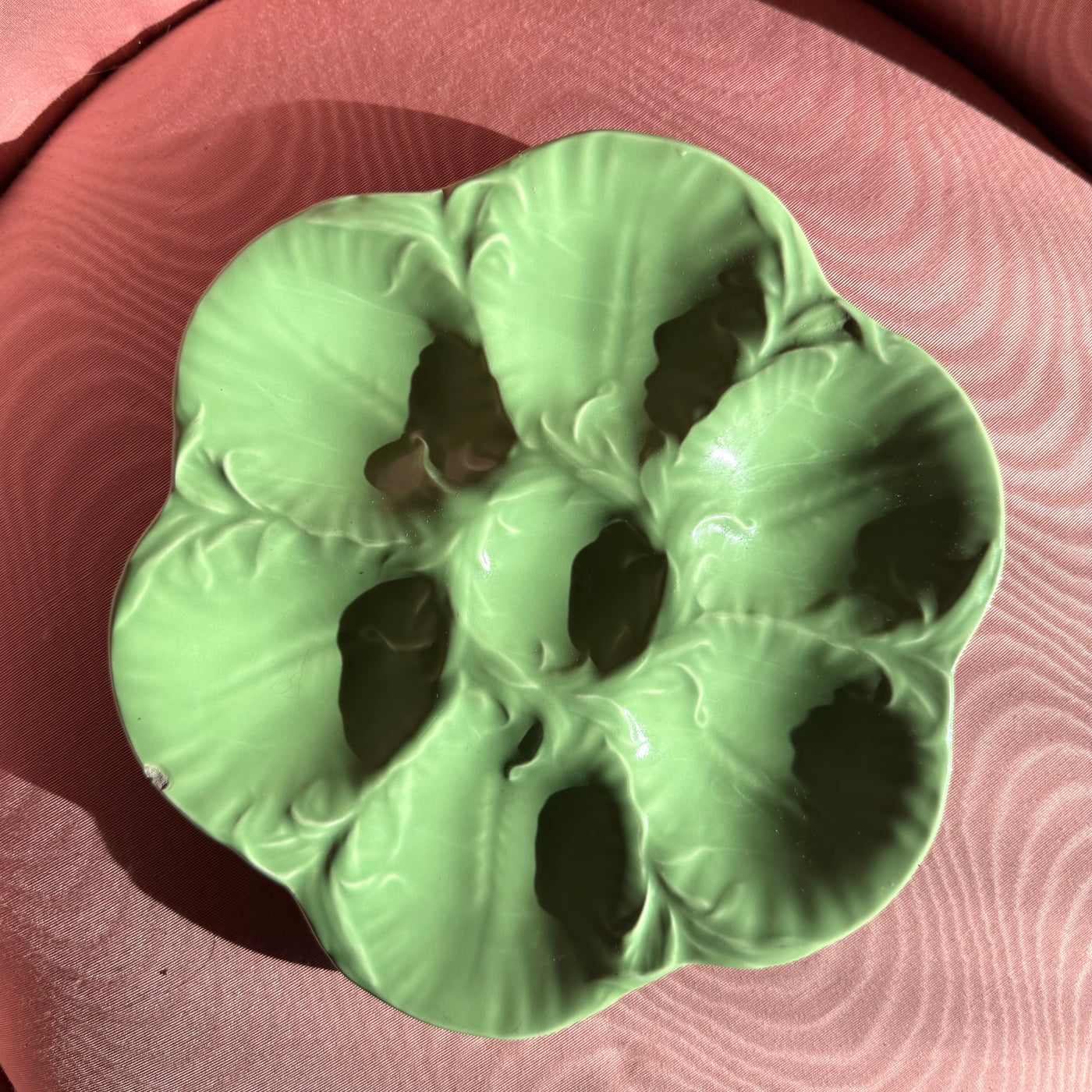 Vintage oyster plate