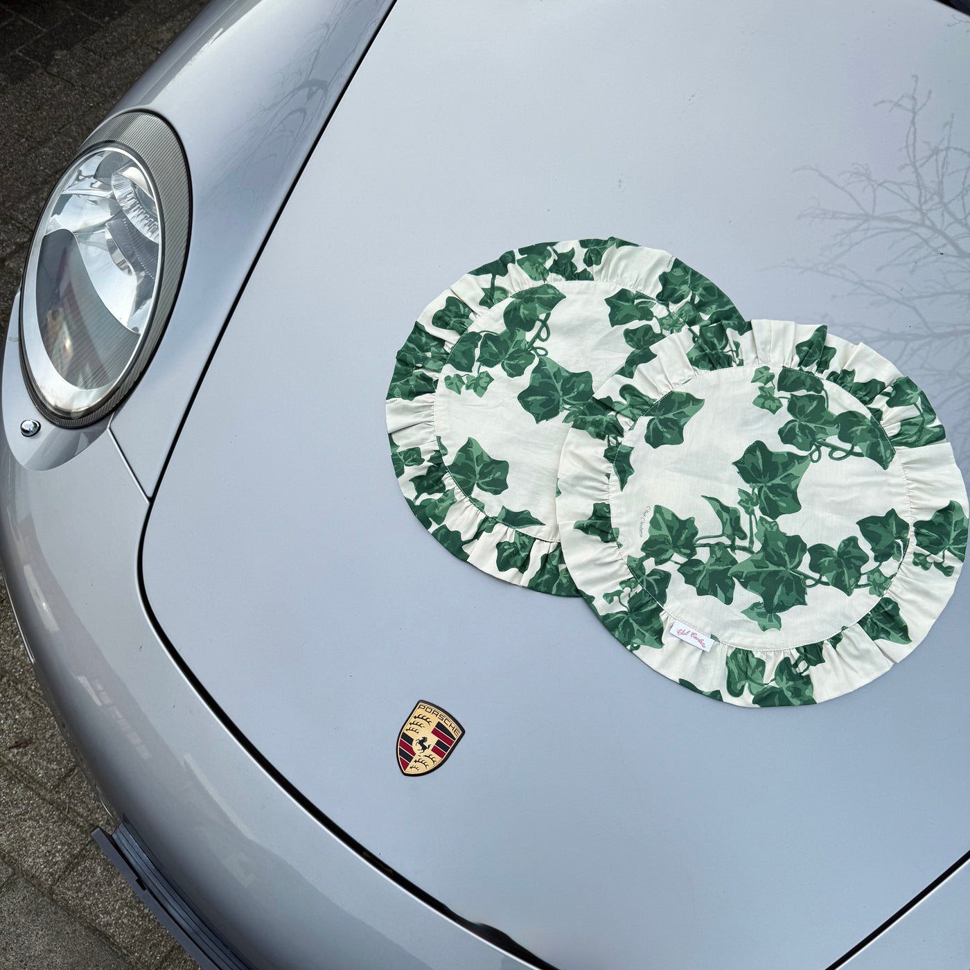 Set of 2 Darcy placemats - Ivy