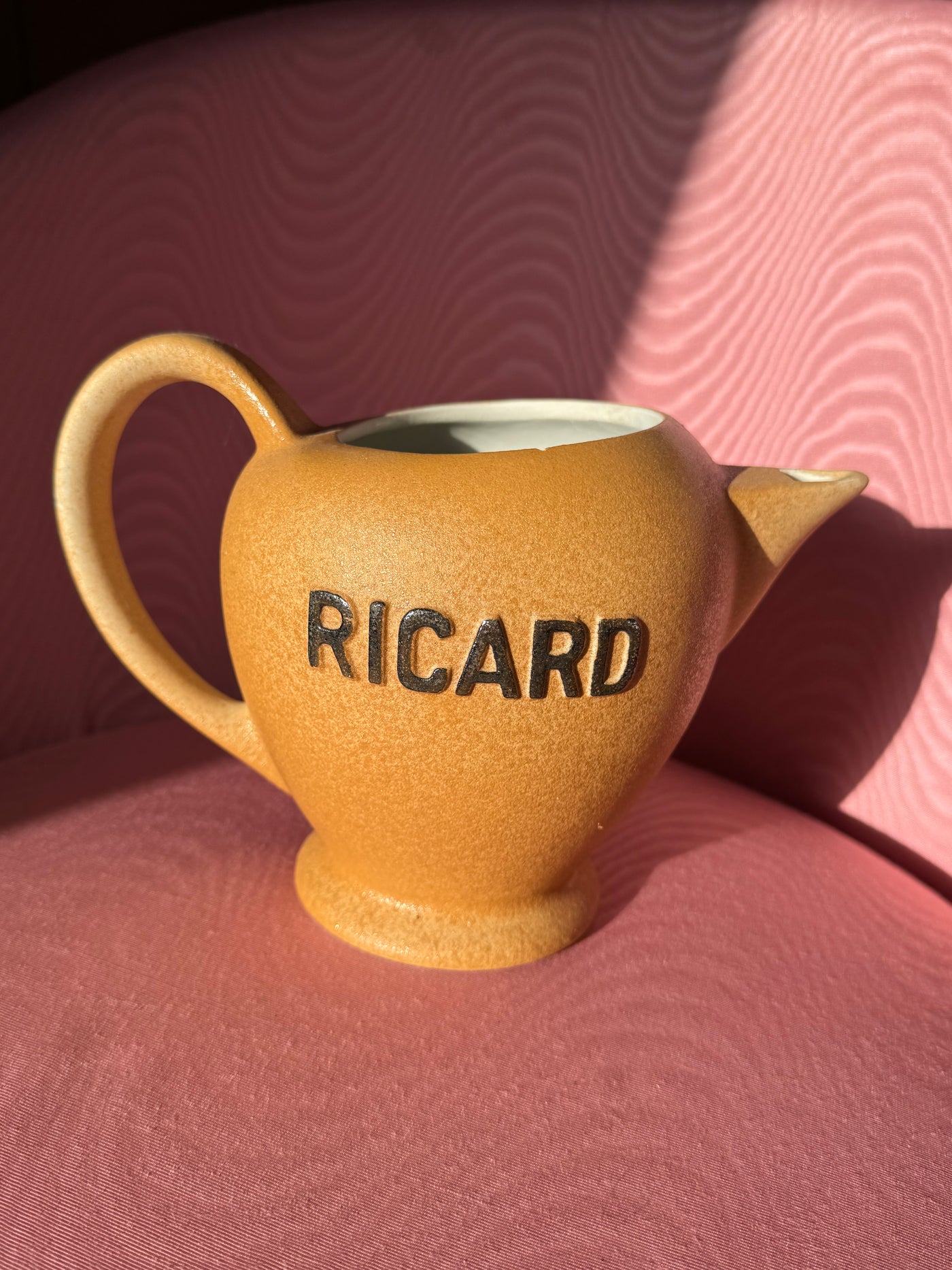 Vintage ceramic Ricard Pitcher