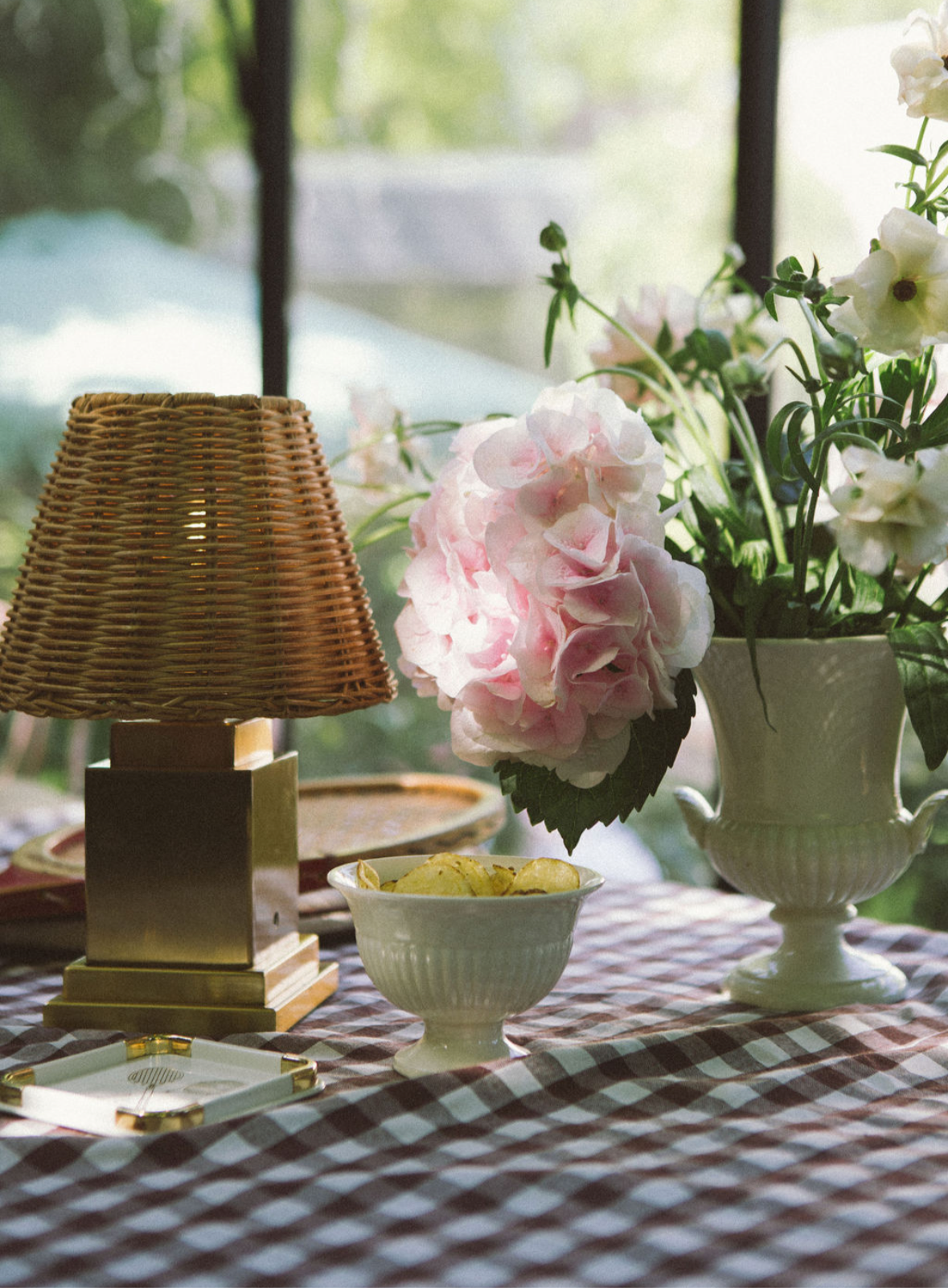Molly Tablelamp rattan