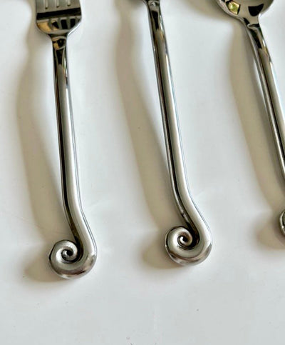Cutlery swirl stainless steel