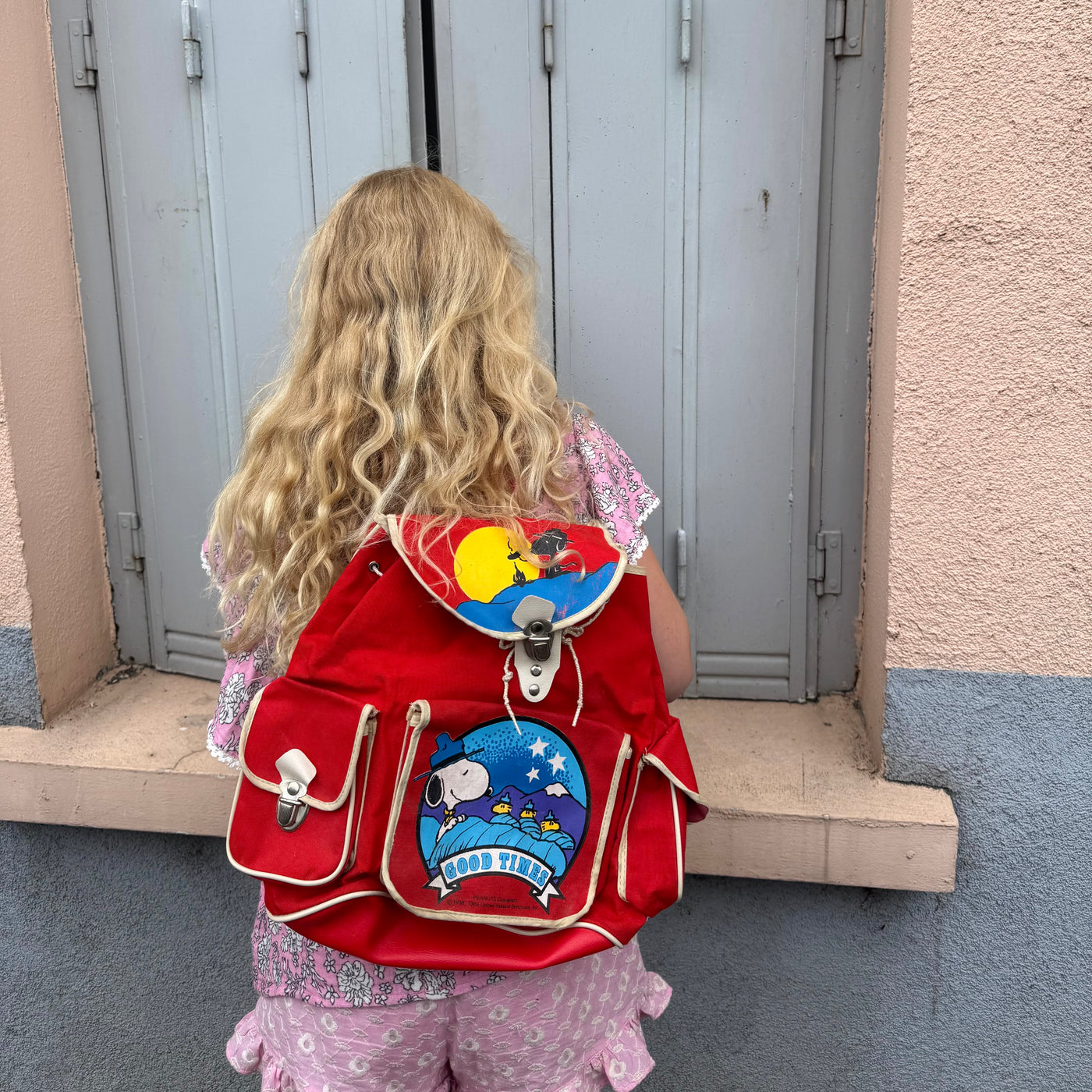 Vintage 60’s Snoopy backpack