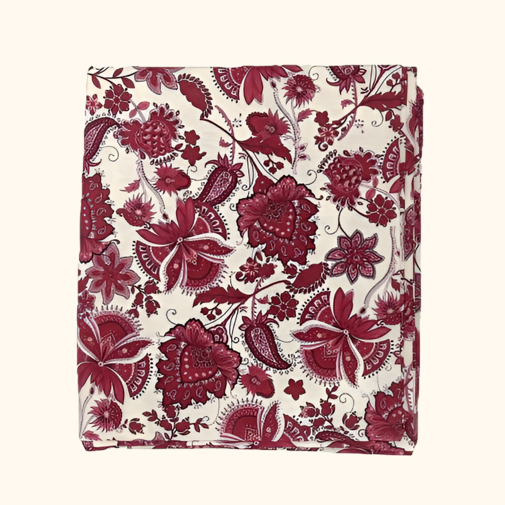 PRE ORDER Tony Tablecloth red flowers