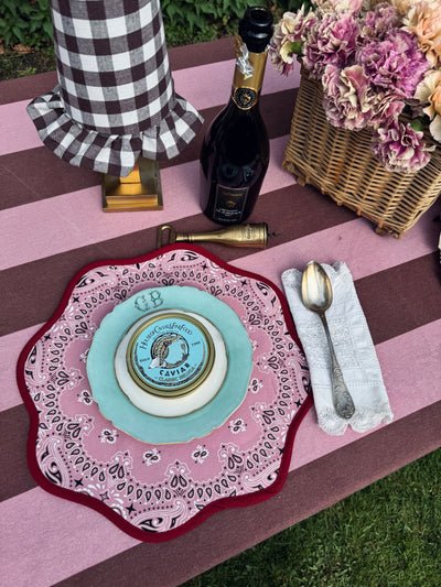 Set of 2 Lily Paisley Placemats