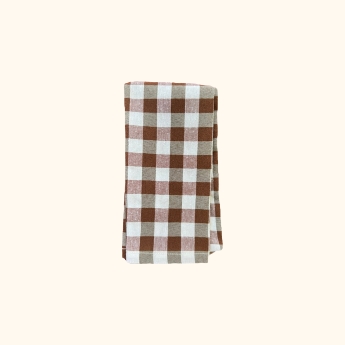 Nina Napkins brown gingham