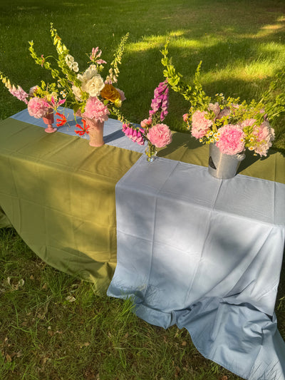 Charlie colorblock retangle tablecloth 250 x 140 cm
