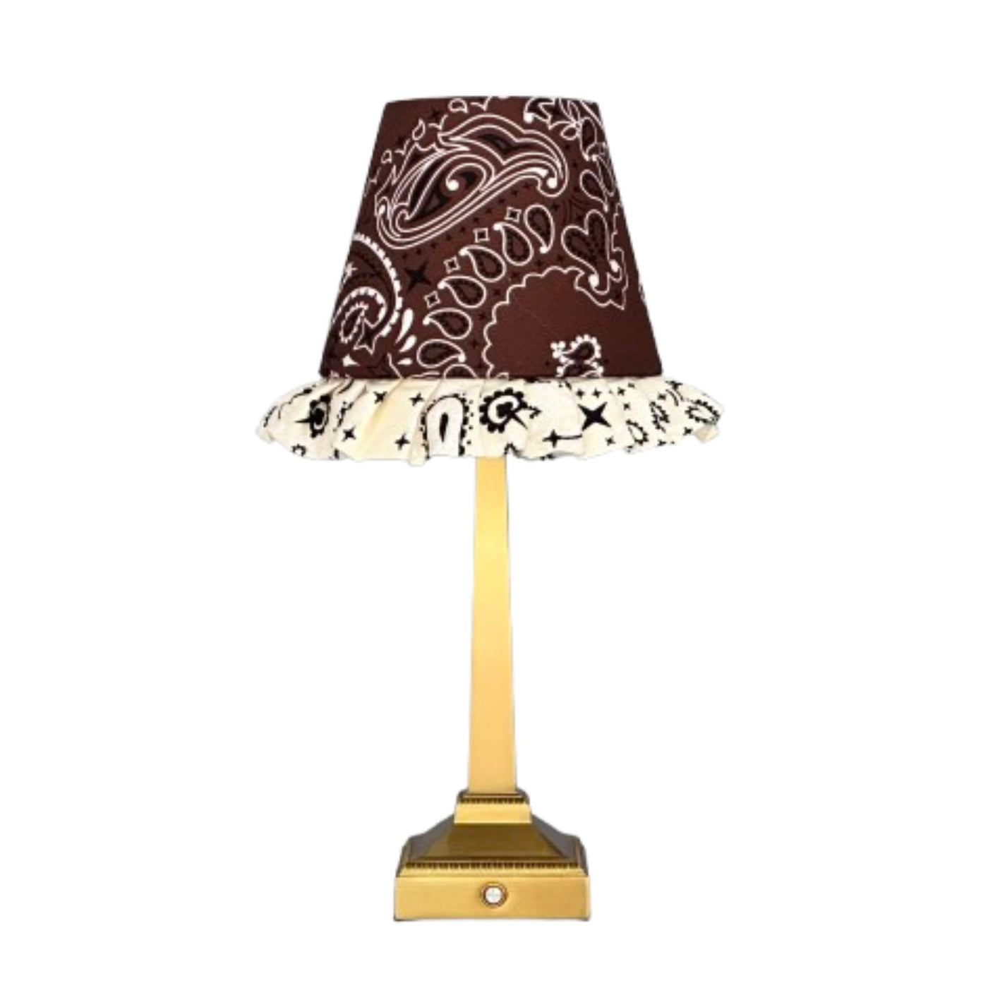 Charlie tablelamp brown paisley