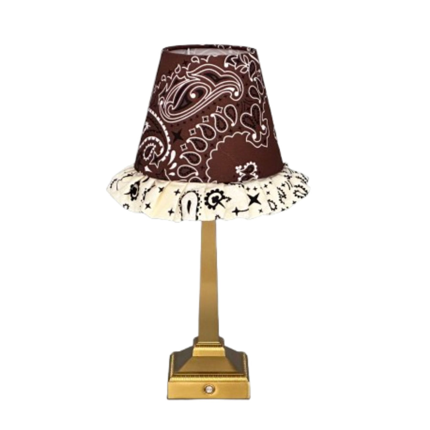 Charlie tablelamp brown paisley