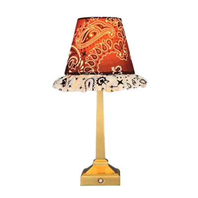 Charlie tablelamp brown paisley