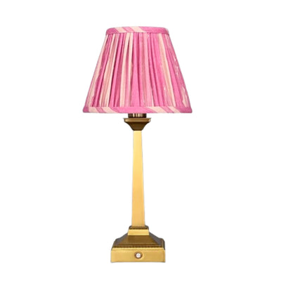Charlie Tablelamp pink scallop stripes