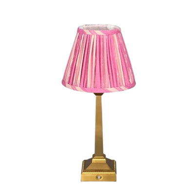 Charlie Tablelamp pink scallop stripes
