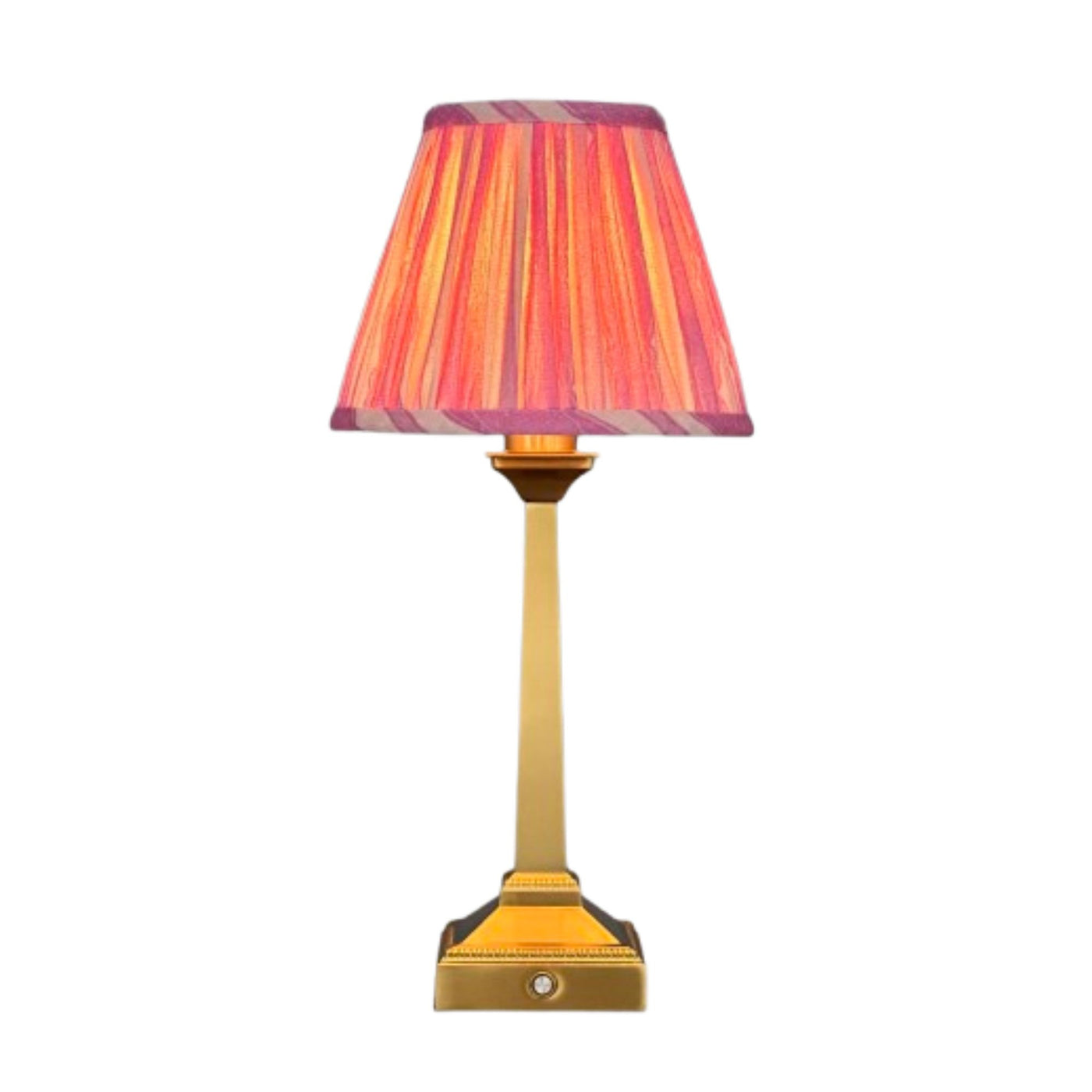 Charlie Tablelamp pink scallop stripes