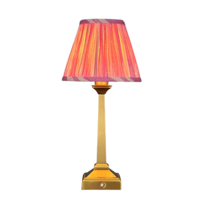 Charlie Tablelamp pink scallop stripes