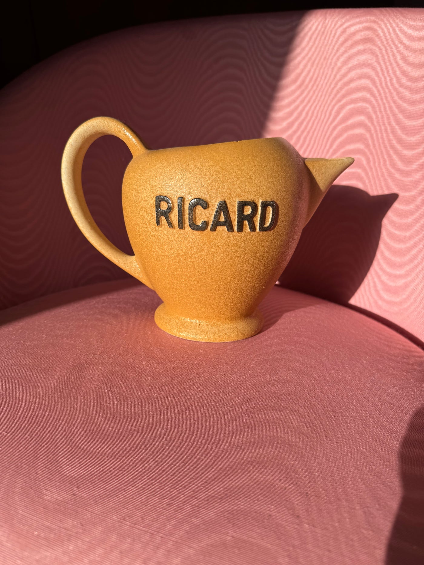 Vintage ceramic Ricard Pitcher