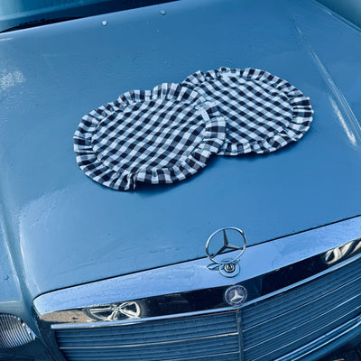 Set of 2 Gingham Darcy placemats