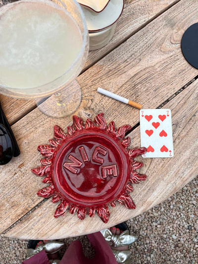 Vintage ceramic NICE trinket/ashtray