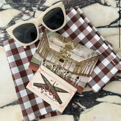 Nina Napkins brown gingham