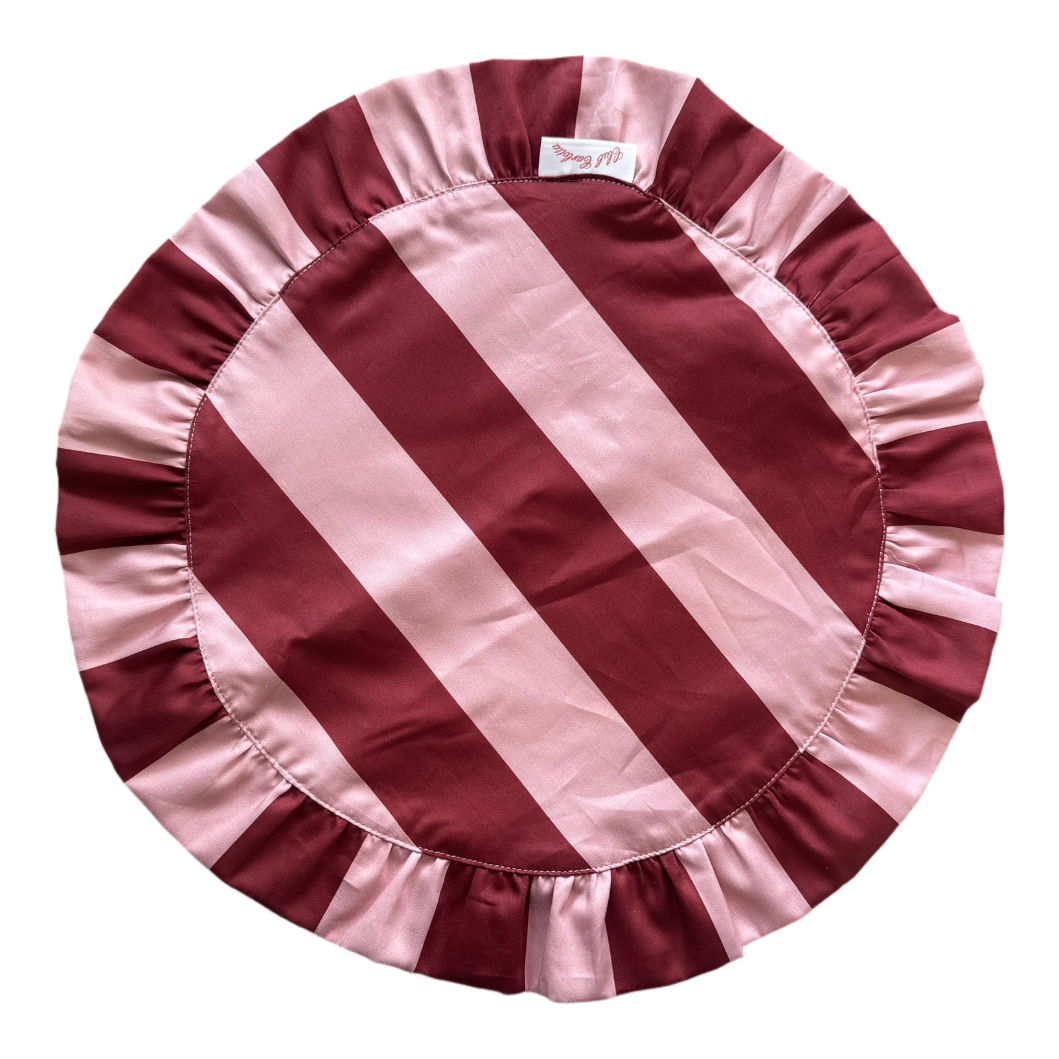 Set of 2 Darcy placemats red/pink