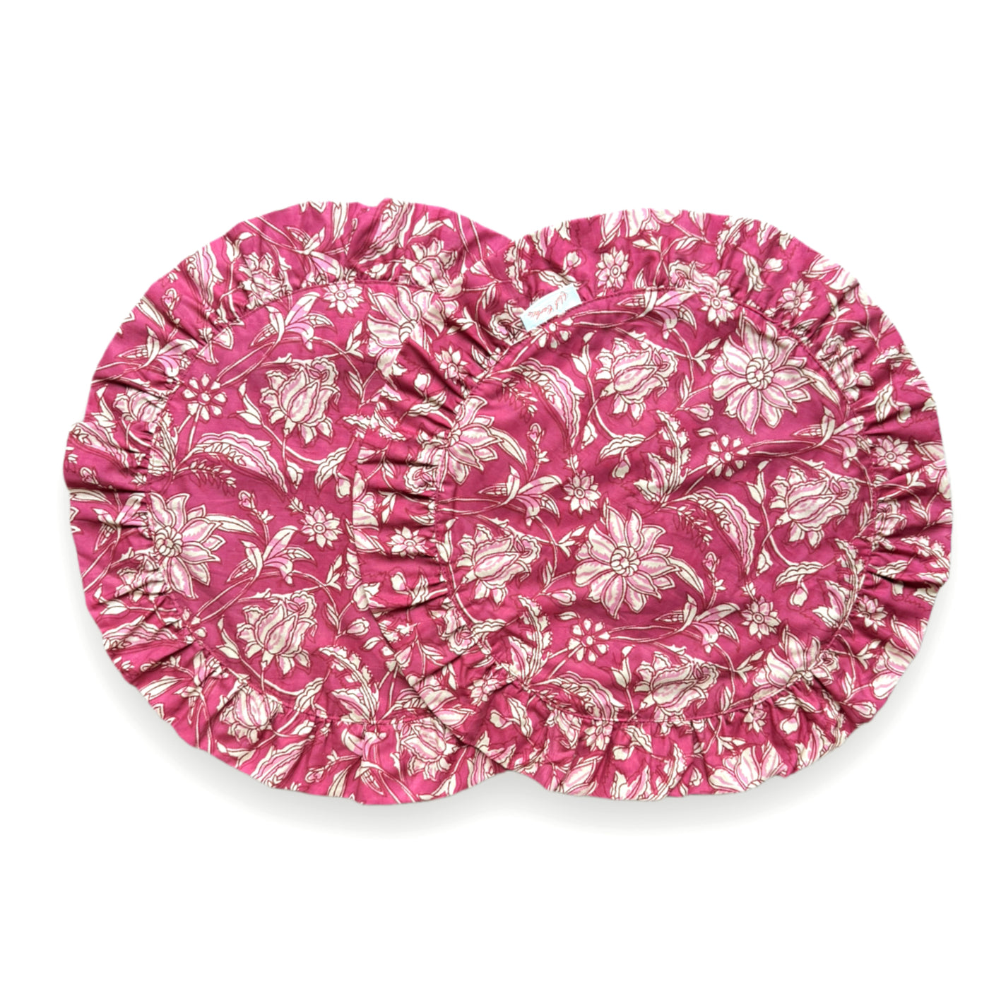 Set of 2 Darcy Placemats - Pink flowers