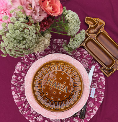 Set of 2 Darcy Placemats - Pink flowers