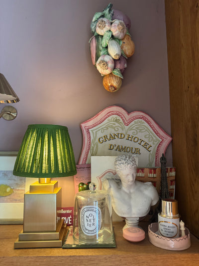 Molly lamp olive green
