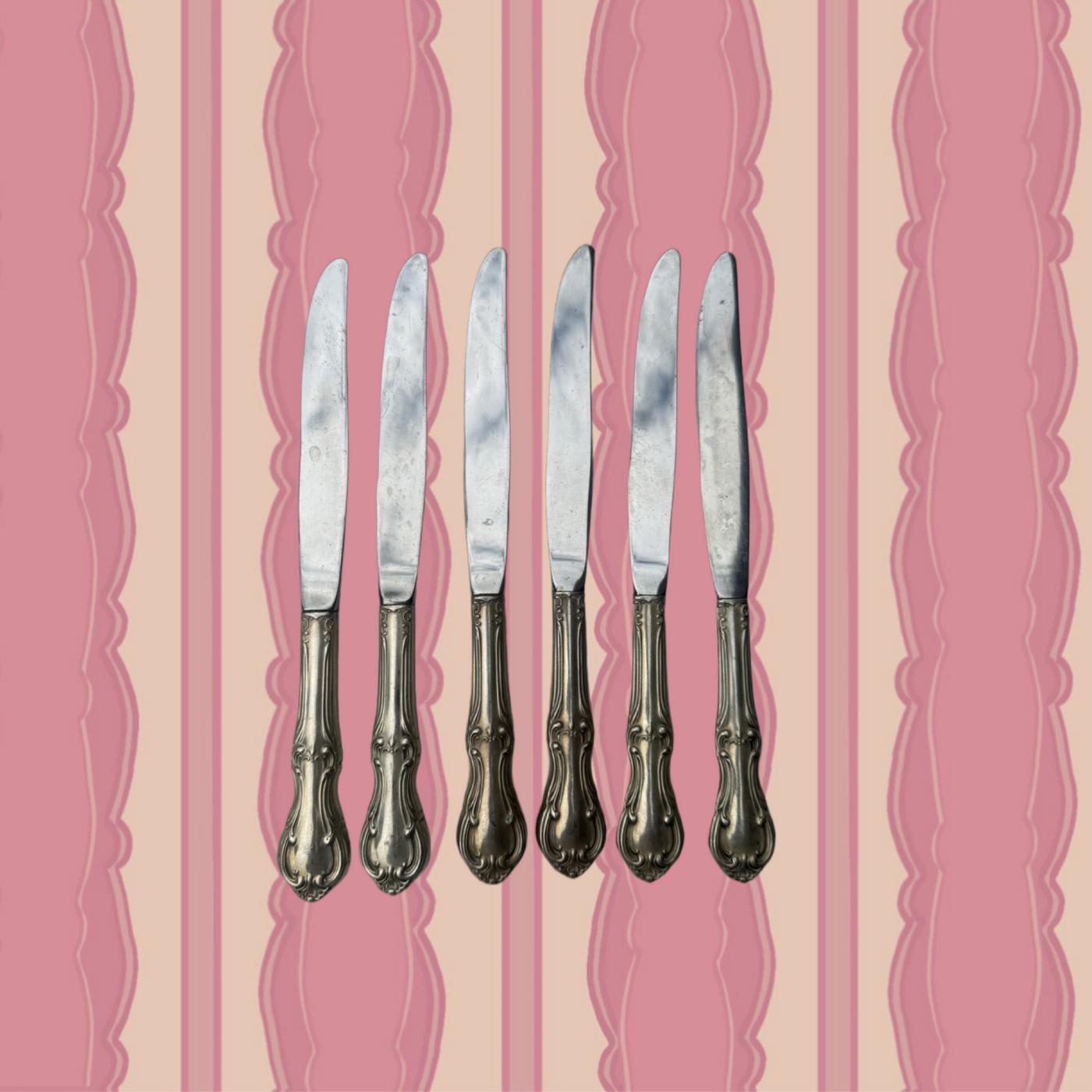 Set of 6 vintage knives
