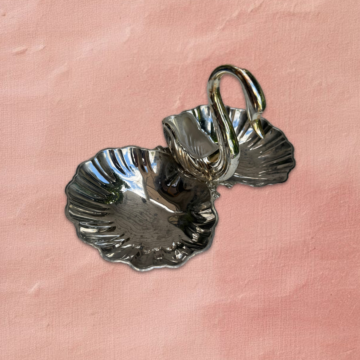 Silver Swan tray