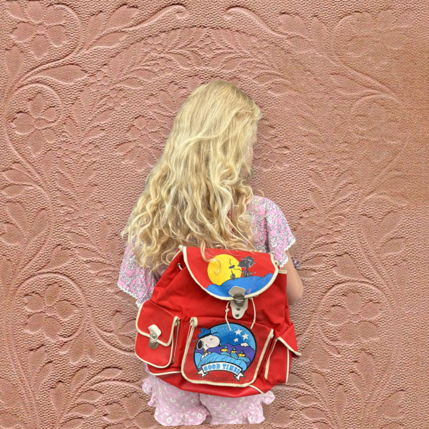 Vintage 60’s Snoopy backpack