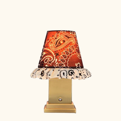 Molly tablelamp Brown Paisley