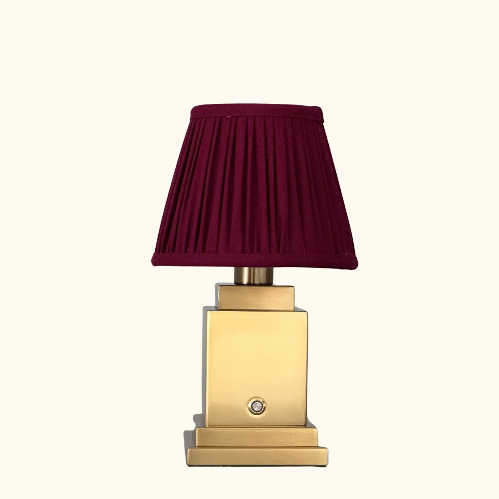 Molly lamp wine red