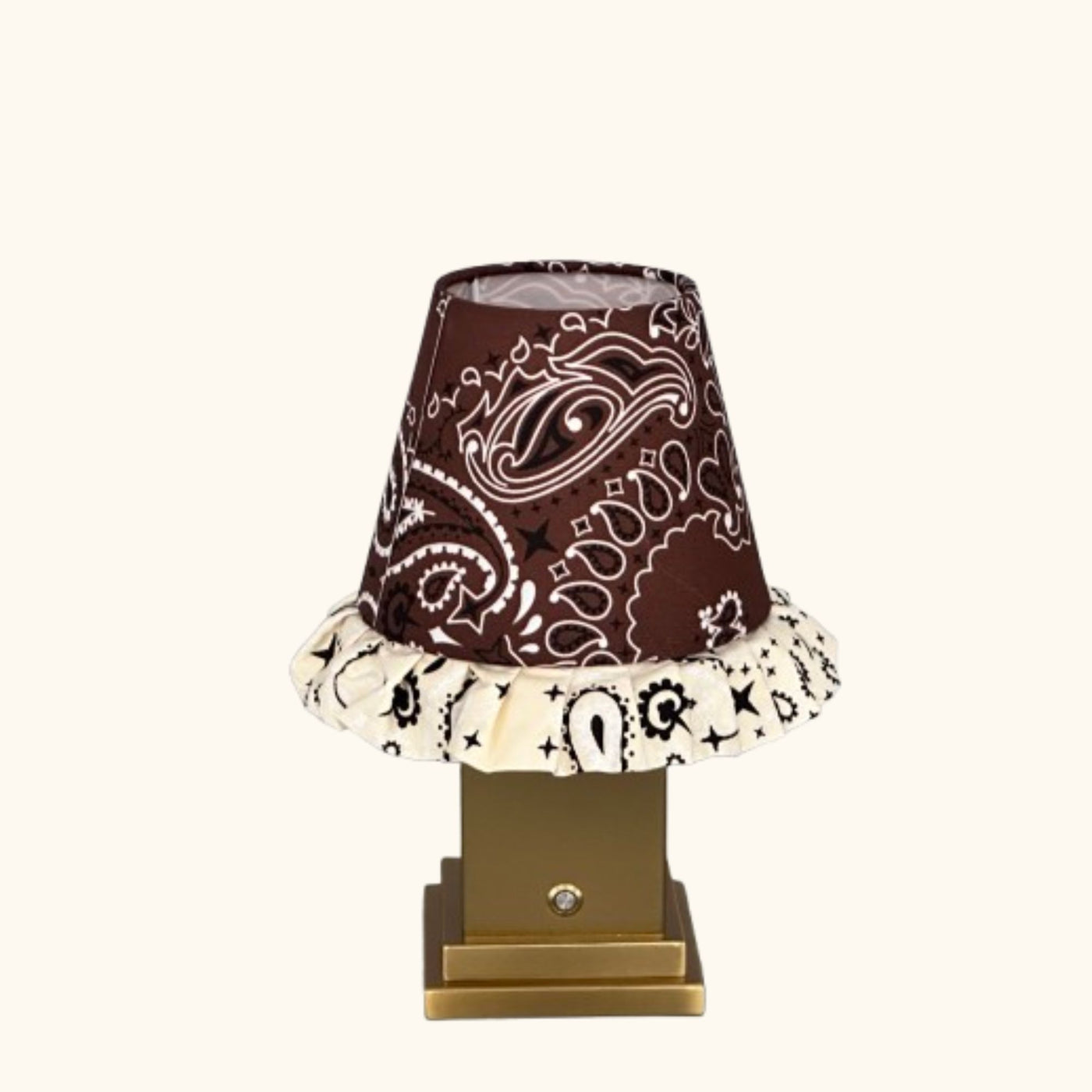 Molly tablelamp Brown Paisley