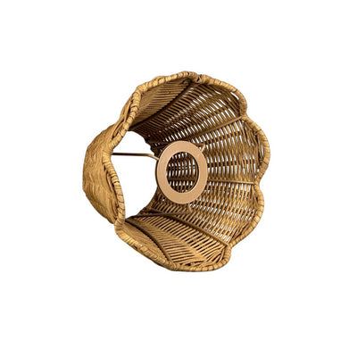 Lampshade Rattan scallop