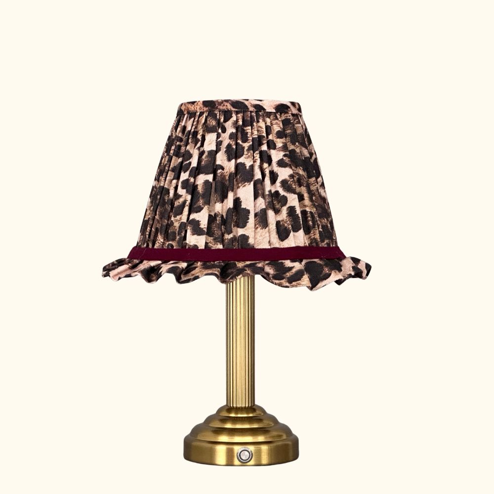 Numi lamp leopard ruffle