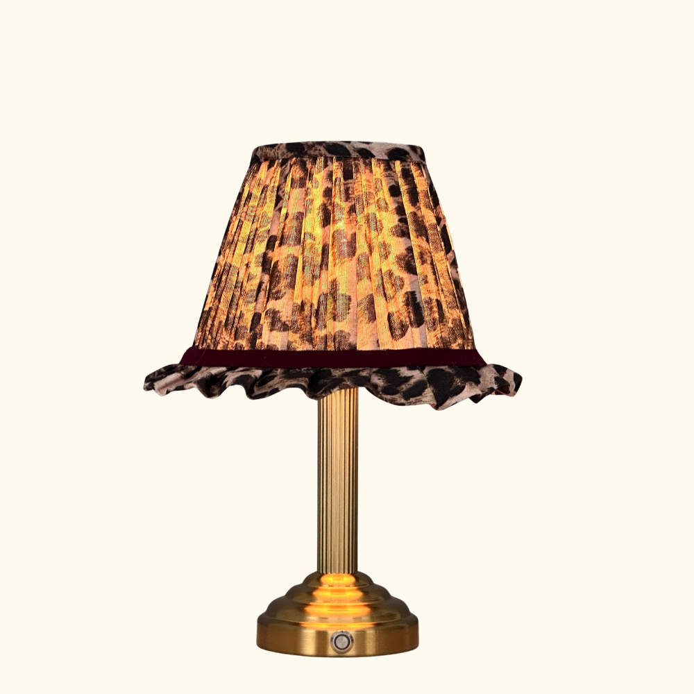 Numi lamp leopard ruffle