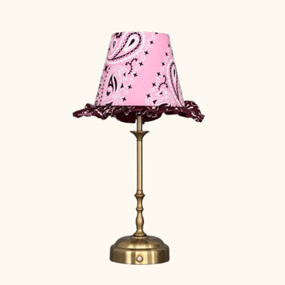 Freddie tablelamp Pink Paisley