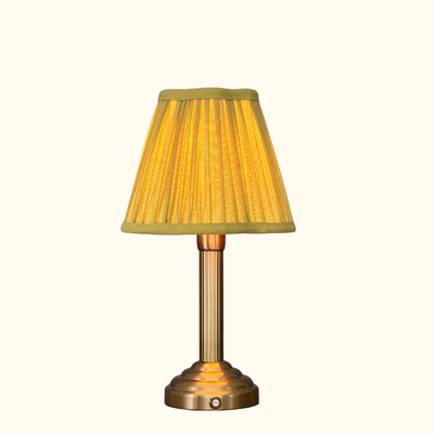 Numi lamp yellow scallop