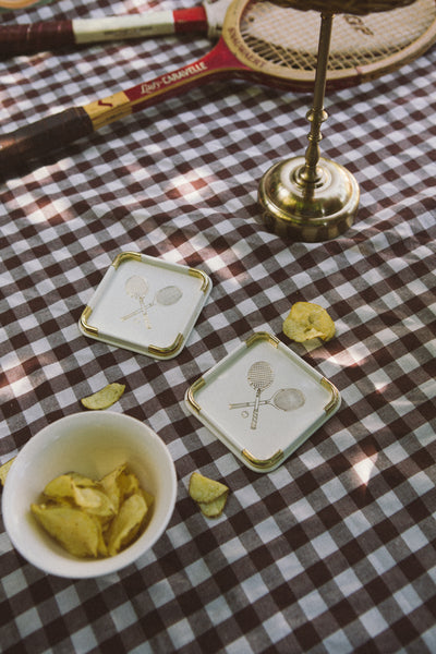 Tony tablecloth gingham 350cm x 150 cm