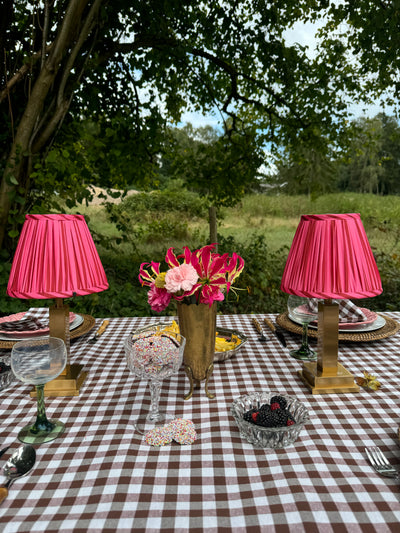 Tony tablecloth gingham 350cm x 150 cm